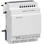 Schneider Electric Zelio Logic udvidelsesmodul SR3 XT1415D med 14 I/U og 24VDC forsyning, vist i skråt forfra perspektiv.