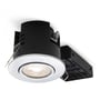 Uni Install indbygningsspot, inkl. LED-pære (Philips Hue White / CRI>80 / 6W / 400lm / 36° / 2700K / dæmpbar), GU10 (230V), rund, krom – Nordtronic, Philips Lighting