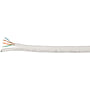 Cat 5e U/UTP dobbelt netværkskabel PVC, GIGA-LAN, hvid yderkappe, 500 meter (på kabeltromle) – Lan-Com