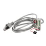 Schneider Electric kommunikationsblok med 3 meter kabel og RJ45-stik, vist isoleret på hvid baggrund.