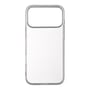 Transparent Essentials TPU-bagcover til iPhone 17 Pro Max set bagfra med stor åbning til kameraet.