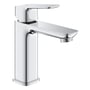 Grohe Cubeo etgrebsbatteri i krom med 116mm tud, ethulsmontage og elegant metalgreb.
