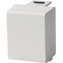 Schneider Electric AFG.B 50A med sikringsholder DO2, 3L+N+PE. Hvid, rektangulær enhed med indgraveret logo på forsiden.