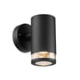 Birk væglampe, enkelt, 1 x GU10 maks. 28W, sort – Nordlux + Ekskl. lyskilde (tom)