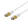 DELTACO S/FTP Cat6a patch kabel, LSZH, 7 meter, hvid
