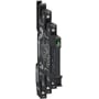 Schneider Electric Zelio RSL Slim relæ med 6,2 mm bredde, 1C/O, 6A, 230V AC/DC forsyning og grøn status-LED.