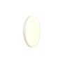 Ansell Lighting Mercurial 2 IP54 plafond i hvid med en diameter på 500mm, 34W, der giver justerbart hvidt lys på 3000K/4000K.