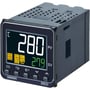 Nærbillede af Omron E5CC-QX2ABM-001 temperaturregulator med digitalt display, der viser 280 PV og 279 SV.
