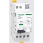 Schneider Electric Acti9 iCV40 ARC gnistdetektor med MCB+RCD+AFD, 1P+N, C6A, 30mA, vist forfra med grøn testknap og hvidt håndtag.