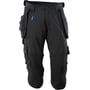 Mascot knickers i sort med aftagelige Cordura hængelommer og forstærkede knæ i størrelse 49.