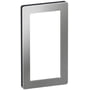 LK FUGA – Pure design ramme uden midtersprosse, 1x2 modul, stål (metal)