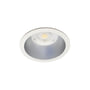 SG Armaturen Rax Soft 150 downlight i sort med hvid kant og satin reflekterende overflade.