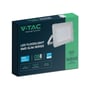 V-TAC-emballage til en 200 W LED-projektør med Samsung-chip, 16.500 lumen og neutral hvid lysfarve.