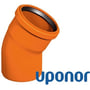 Uponor – Bøjning glat PP 45° - Ø160 mm