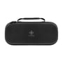 Deltaco Hard Carry Case til PlayStation Portal, lukket og set forfra med logo i midten.
