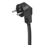 Nærbillede af Deltaco e-Charge Mode 2 ladekabel med Schuko stikket, der er designet til standard stikkontakter.