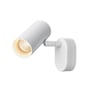 Elegant hvid Noblo væg-/loftlampe fra SLV, med justerbar spot og varmt lys, perfekt til moderne indretning.