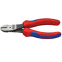 Knipex kraft bidetang 74 01 250 mm med røde og blå kunststofbelagte greb, lavet af krom-vanadium.