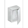 Schneider Electric FS Pol gulvskab, 1250x1250x420mm, polyester i farve 7035 med åben dør.