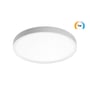 SG Armaturen DISC 480 TW LEDdim armatur i hvid med justerbar farvetemperatur, diameter 470 mm.