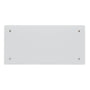 Elradiator WiFi, Adax Clea, glas front, WiFi termostat, høj model, hvid, 400V, 600W