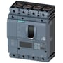Siemens 3VA2 maksimalafbryder, 4-polet, 160A, med klar label viser spænding og brydeevne.