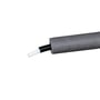 Golan Pex-rør Univ 28x4,0mm med 13mm isolering, der viser den indre hvide PEX-kerne og et ydre sort beskyttelsesrør.