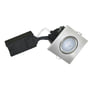 Uni Install Slave indbygningsspot med dæmpbar LED-pære, 5W / 450lm / 38° / 3000K / >80Ra / , GU10 (230V), firkantet, børstet alu – Nordtronic