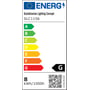 Energimærke G for SLC One 360° SunLike LED downlight med 8 kWh/1000h forbrug.