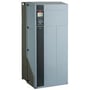 Danfoss VLT AQUA DRIVE frekvensomformer til 75kW pumper med IP55C1 filter og metrisk kabelindføring, grå kabinet.