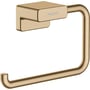 Hansgrohe AddStoris toiletpapirholder i børstet bronze med skjult vægmontering og plads til toiletpapir.
