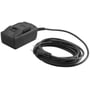 REMS strømforsyning med 220-240 V input, 21,6 V og 15 A output, sort plast og tilhørende sort kabel med stik.