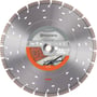 Husqvarna diamantklinge Vari-Cut S35 med Ø300 mm diameter og centerhul på 25,4/20 mm, viser klingen med diverse symboler og billeder af materialer.