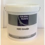 ESBJERG PAINTS H2O Emalje maling i 5 liters hvid plastspand, vist med glans 12 og produktnummer på bordplade.