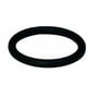 Isiflo O-ring, 32 mm, fremstillet af holdbart sort gummi, præsenteret isoleret.