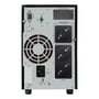 Bagsiden af PowerWalker VI 1500 CW UPS viser tilslutninger som USB, RS232, EPO, input og programmerbare outputs.