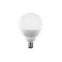 SG G95 LED pære med E27 fatning, 15W og 1200 lumen, der skifter farvetemperatur ved dæmpning.