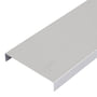 U-profil, blank aluminium, til bjælker og limtræ, 20 x 100 x 20 mm, 1 meter