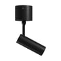 SpectrumLED 6 W LED-indbygningsspot med CCT ses fra siden med lampehovedet vinklet nedad.