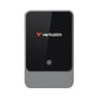 Verbatim Charge 'n' Drive Magnetic Wireless Car Charger set forfra med logo og kølefinnermønster.