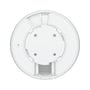 Undersiden af Ubiquiti UniFi Protect G5 Dome kameraet, viser monteringspunkter og reset-knap.