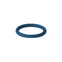 Geberit Mapress industri O-ring i blå FPM materiale med en diameter på 76.1mm, isoleret på hvid baggrund.