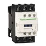 Schneider Electric 25A kontaktor, 3P+1NO+1NC, 24VAC, vist isoleret på hvid baggrund for detaljeret inspektion.