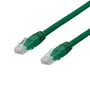 DELTACO U/UTP Cat6a patch kabel, halogenfri, 15 meter, grøn