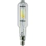 Philips Metalhalogen HPI-T 2000W lampe med E40 sokkel, viser den klare rørformede yderkolbe og indre komponenter.