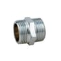 Brystnippel i forkromet messing med 1/2" gevind, 37mm lang og egnet til 16 bar tryk.