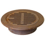 Jemi – Rund rørbrøndkarm med rist til Ø280 mm brønd/rør (275 mm skørt diameter, maks. 1,5 tons belastning)