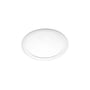 SG Armaturen Sense Panel 320 LED, et rundt 320 mm hvidt aluminiumsarmatur med smal ramme og diffusor, isoleret på hvid baggrund.