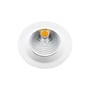 SG Armaturen Jupiter Pro downlight i hvid med 4000K lysfarve og en reflekterende skærm i midten.