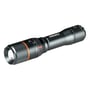 NEBO Davinci genopladelig lygte i sort metal med 1000 lumen, zoomfunktion og magnetisk bagende.
